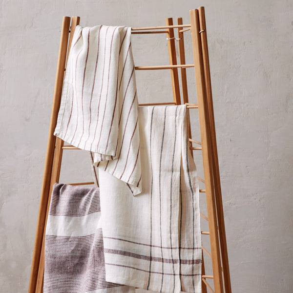 Belmont Stripe Linen Tea Towel Set