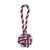 3" Celtic Knot Dog Toy - Red/White/Blue