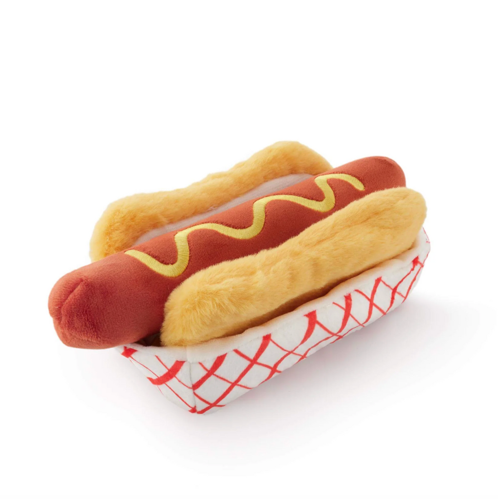 Hot Dog Interactive Snuffle Dog Toy