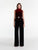 Fleur Velvet Top - Ombre Rouge