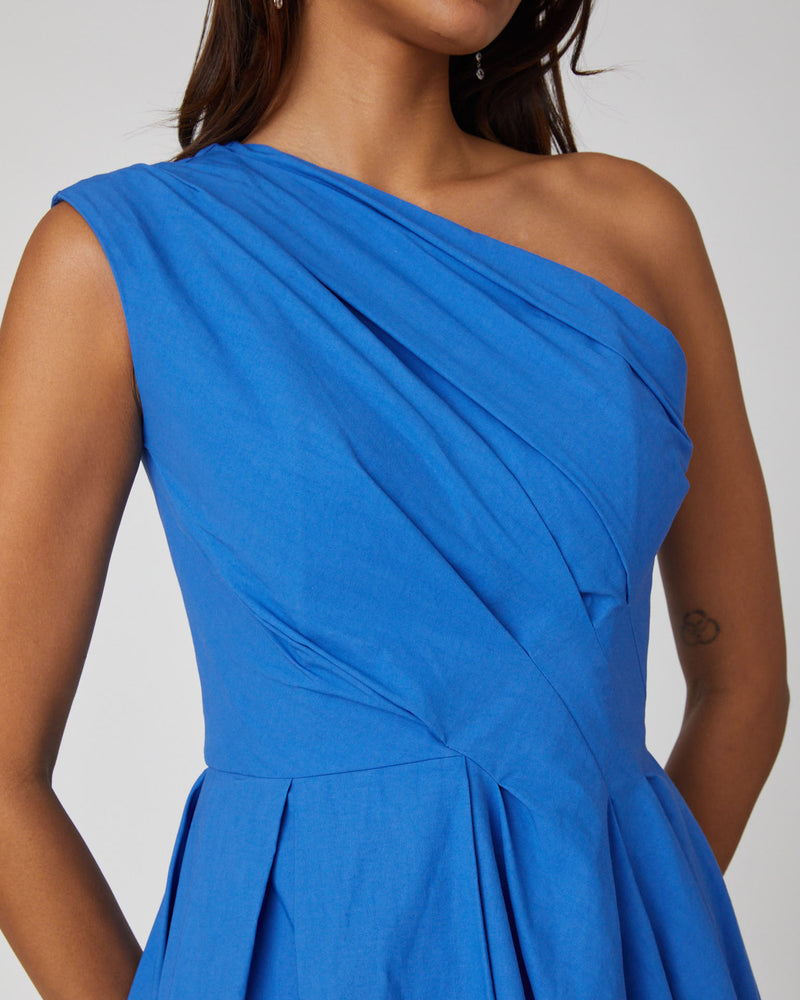 Edina Dress - Bright Blue