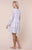 Juliet Dunn Mosaic Mirror V-Neck Mini Dress - White