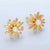Pearl Daisy Studs