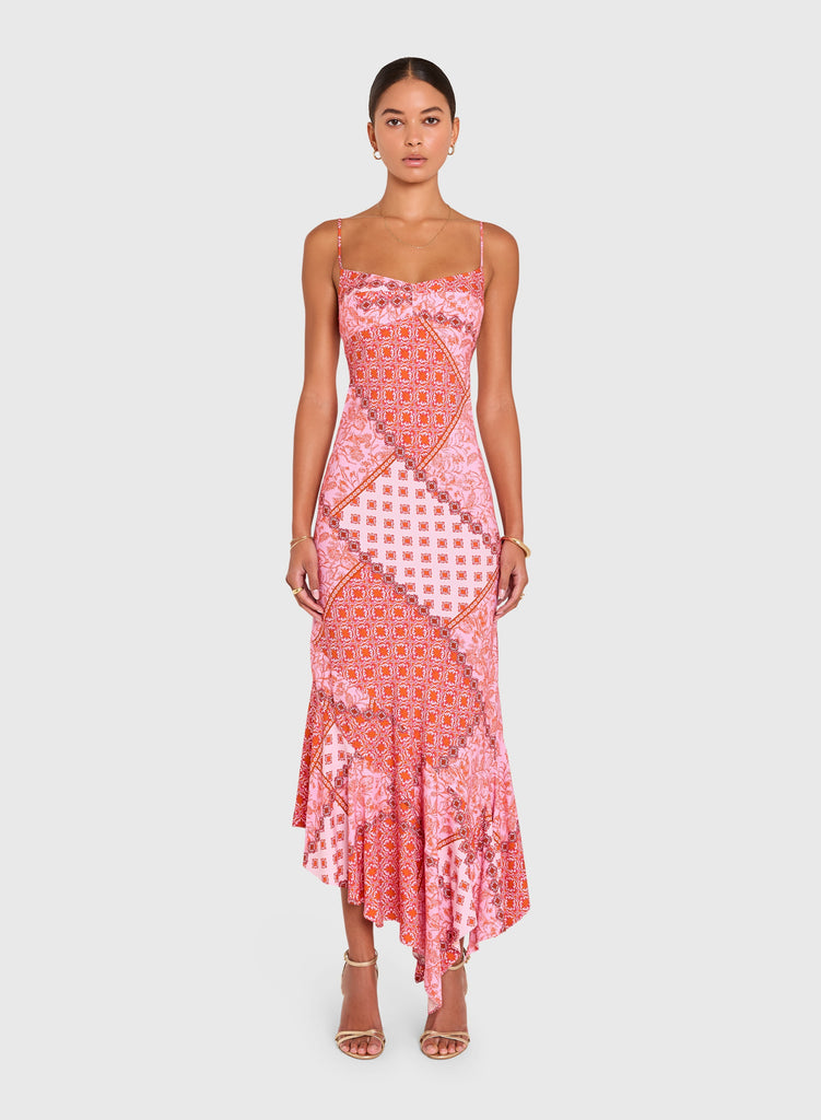 Kaysee Maxi Dress - Pink Multi