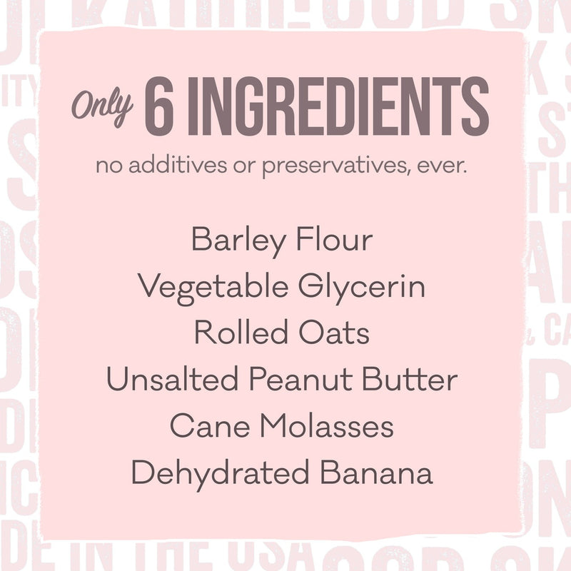 Cake Batter, Peanut Butter & Banana Dog Treats - 10 oz Pouch