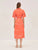 Rhodes Midi Dress - Orange