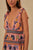Seashell Tapestry Pink Midi Dress