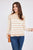 Roll Neck Stripe Sweater - Camel