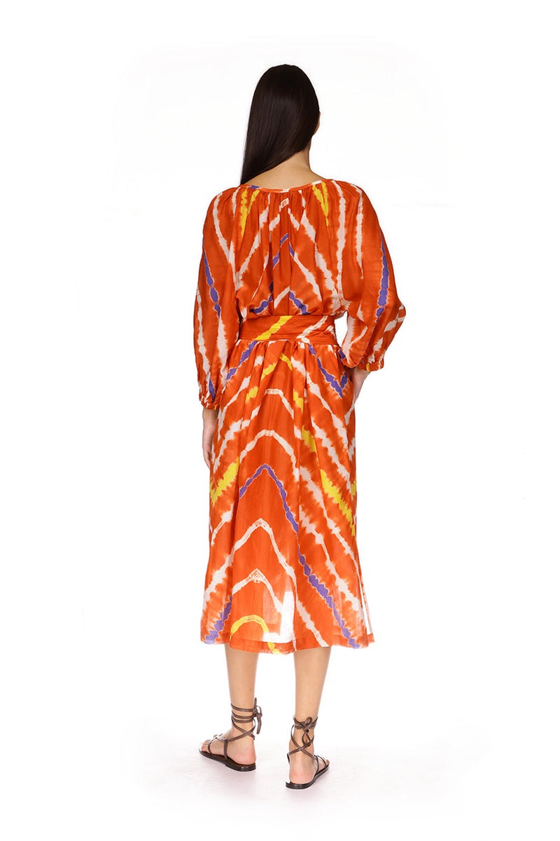 Careyes Dress - Rooibos Tea Tie Dye