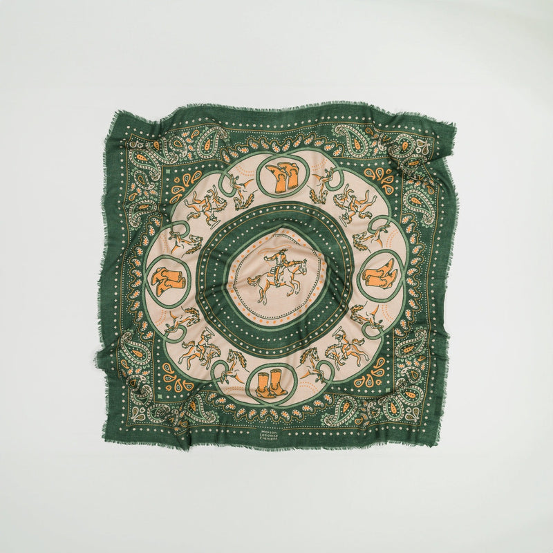 Large Wool & Cashmere Rodeo Scarf