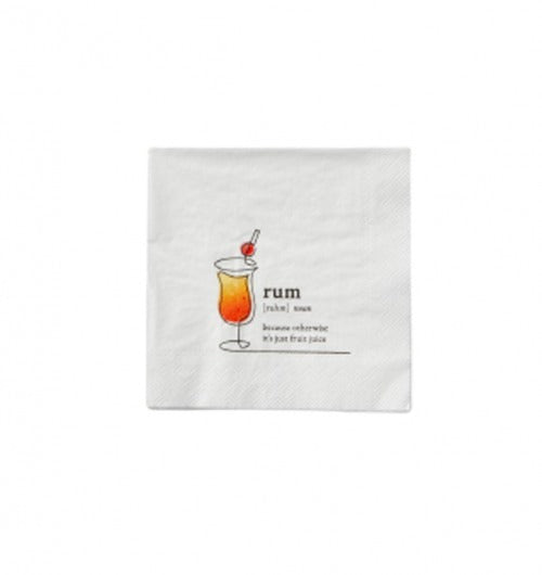 Cocktail Napkins - Rum