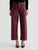 Hattie High-Rise Barrel Crop - Leatherette Winery