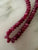 Candice Beaded Necklace - Deep Burgundy