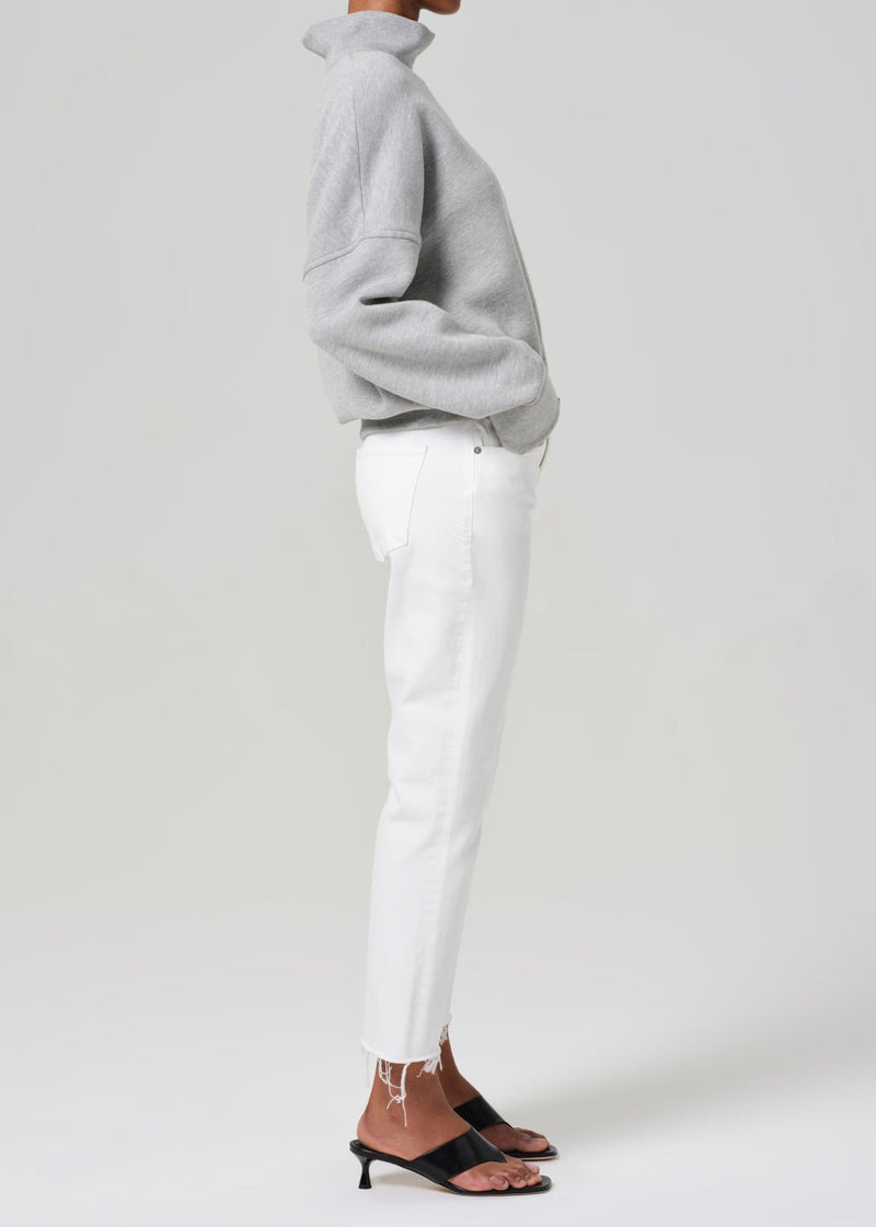 Isola Cropped Boot - Soft White