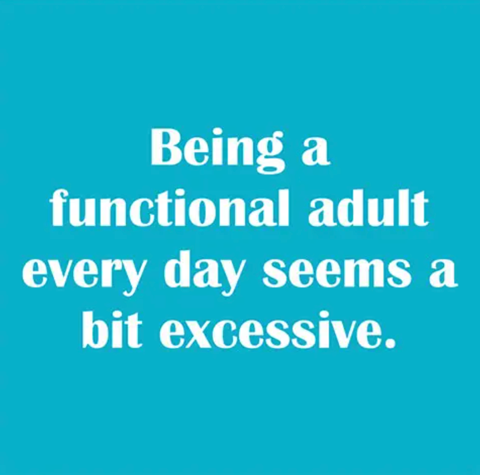 Functioning Adult Funny Cocktail Napkins
