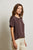 Delphine Satin Crew Neck Tee