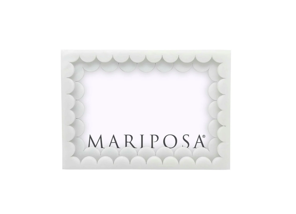 Double Scallop 4x6 Picture Frame