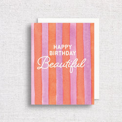 Happy Birthday Beautiful Greeting Card
