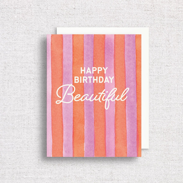 Happy Birthday Beautiful Greeting Card