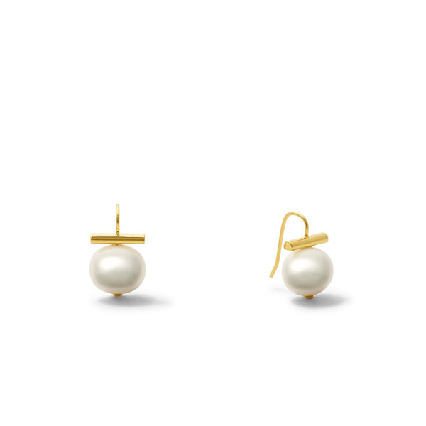 Petite + Sweet Baby Pebble Pearl Earrings