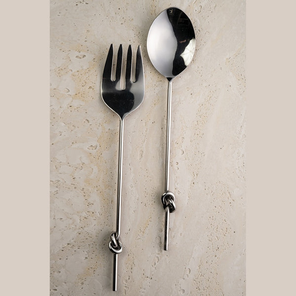 Stainless Steel Knot Servers Set