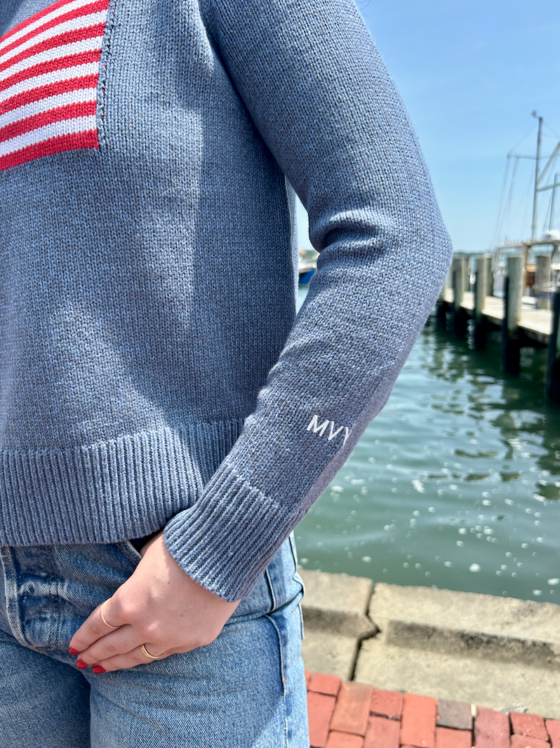 Nell MVY American Flag Sweater