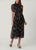 Brittany Dress - Jet/Mauve Multi