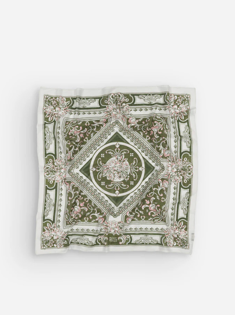 Maison Lecomte Flament Cotton Mosaic Scarf