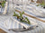 Striped Design Cotton Napkin Set - Navy Blue