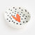 Polka Dot Heart Pet Bowl