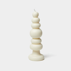 54 Celsius Spindle Candle Knubby - White