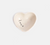 Pink & Orange Check Heart Trinket Bowl