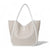 Two Tone Leather Ellis Hobo Tote