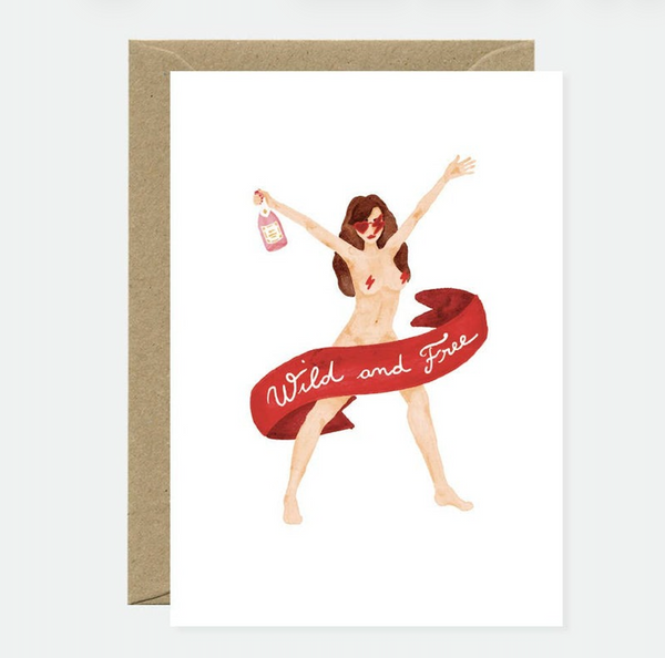 Wild & Free Greeting Card