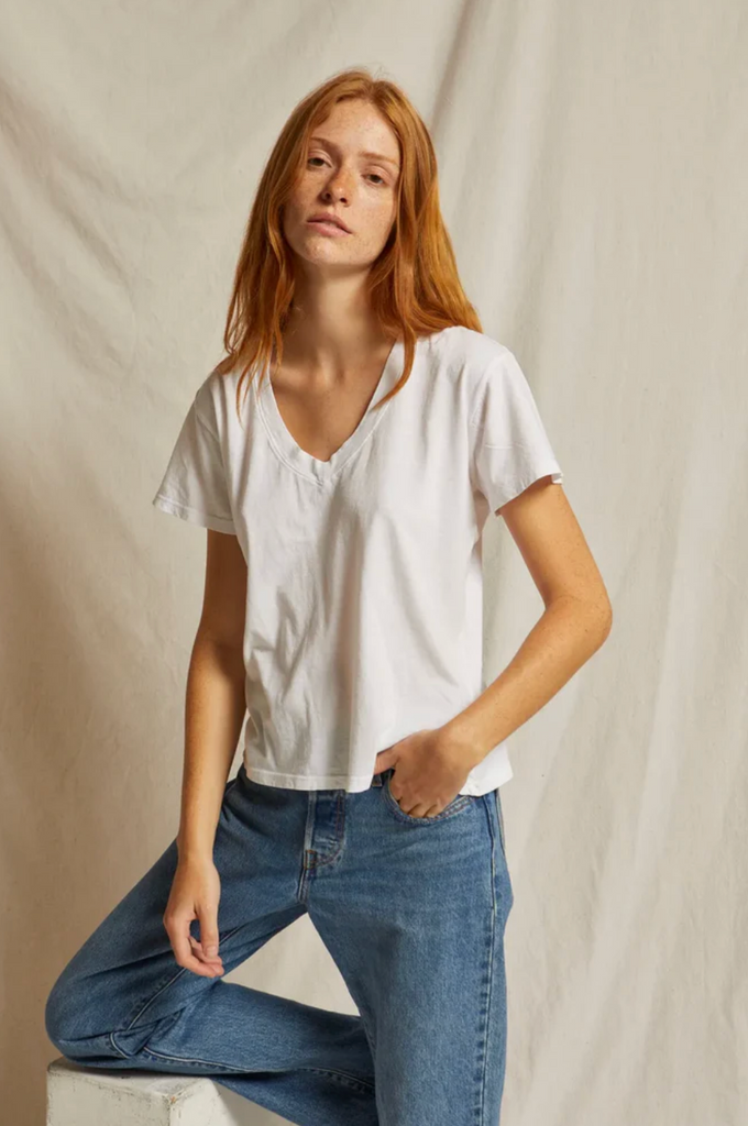 Hendrix Boxy V-Neck Tee