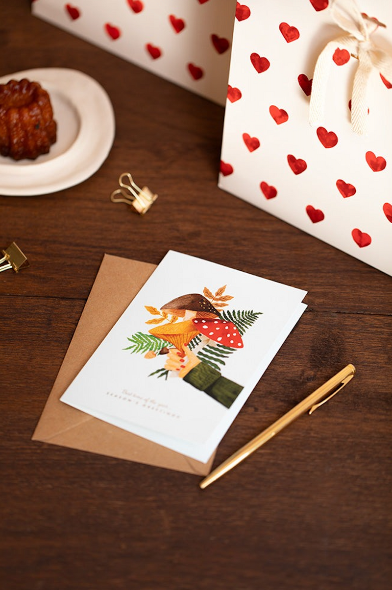 Winter Bouquet Holiday Card