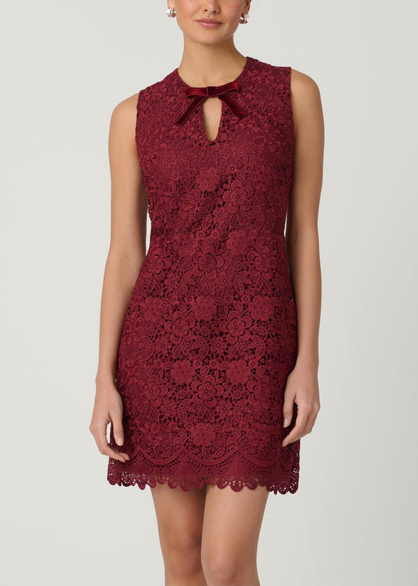 Shoshanna Mandi Dress - Burgundy