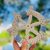 White Braided Ship Wheel Rope Dog Toy