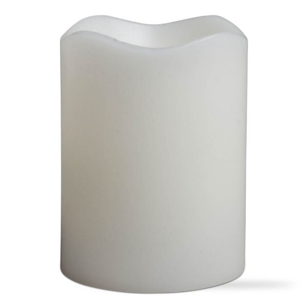 LED 3x4 Pillar Candle - Ivory