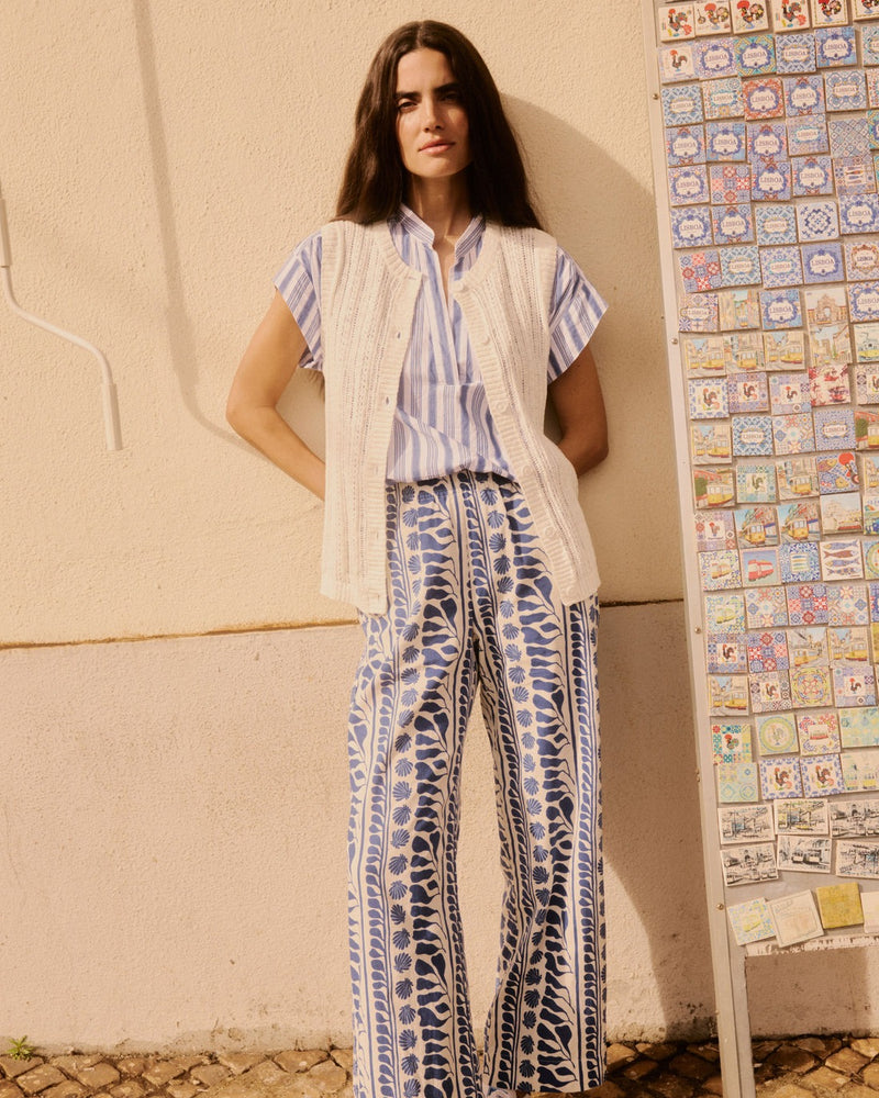 Palerme Pant - Blue Shell