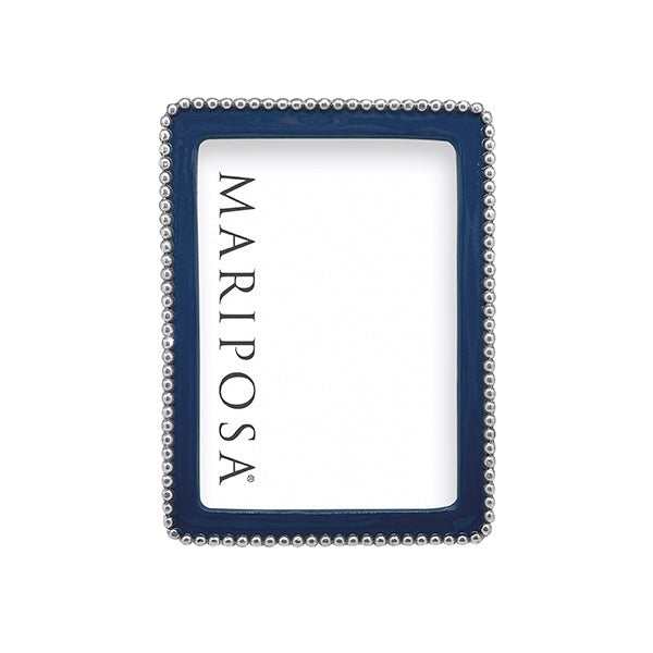 Beaded Blue Frame - 5 x 7