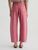 Hattie High Rise Barrel Crop - Peony