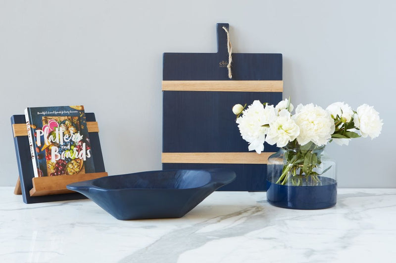 Colorblock Flower Vase - Navy