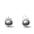 Statement Making Large Pebble Pearl Earrings - Sterling Silver