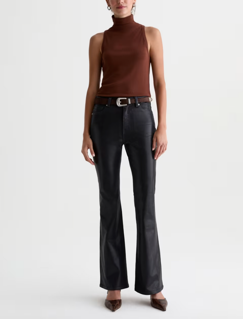 AG Jeans Faey Sleeveless Turtleneck - Chestnut
