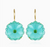 Teal Magnolia Earring