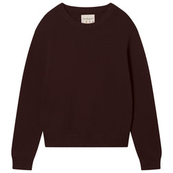 Contrast Lurex Rib Crew