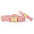 Foggy Dog Blush Pink Candy Cane Embroidered Dog Collar