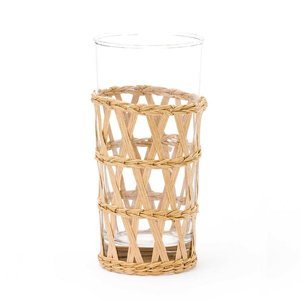 Amanda Lindroth Island Ice Tea Glass Set - Natural