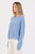 Sloane Cashmere Boxy Pullover - Denim